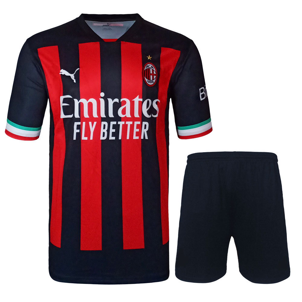 AC Milan Home 2022-23 Jersey Kit - Sidanvick